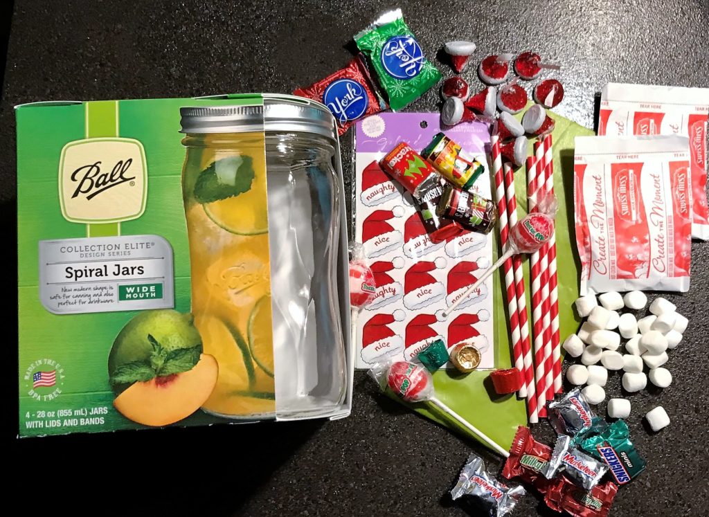 Create a Secret Santa Snack Jar Gift