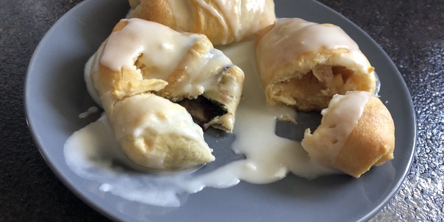 Blueberry And Apple Pastries