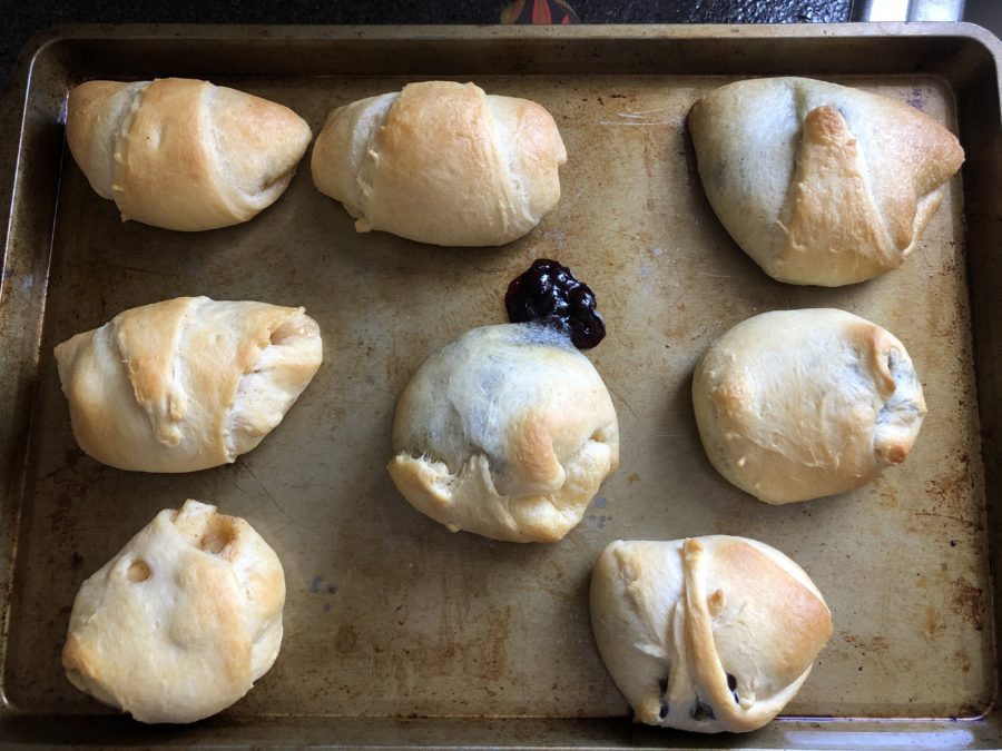 Blueberry And Apple Pastries